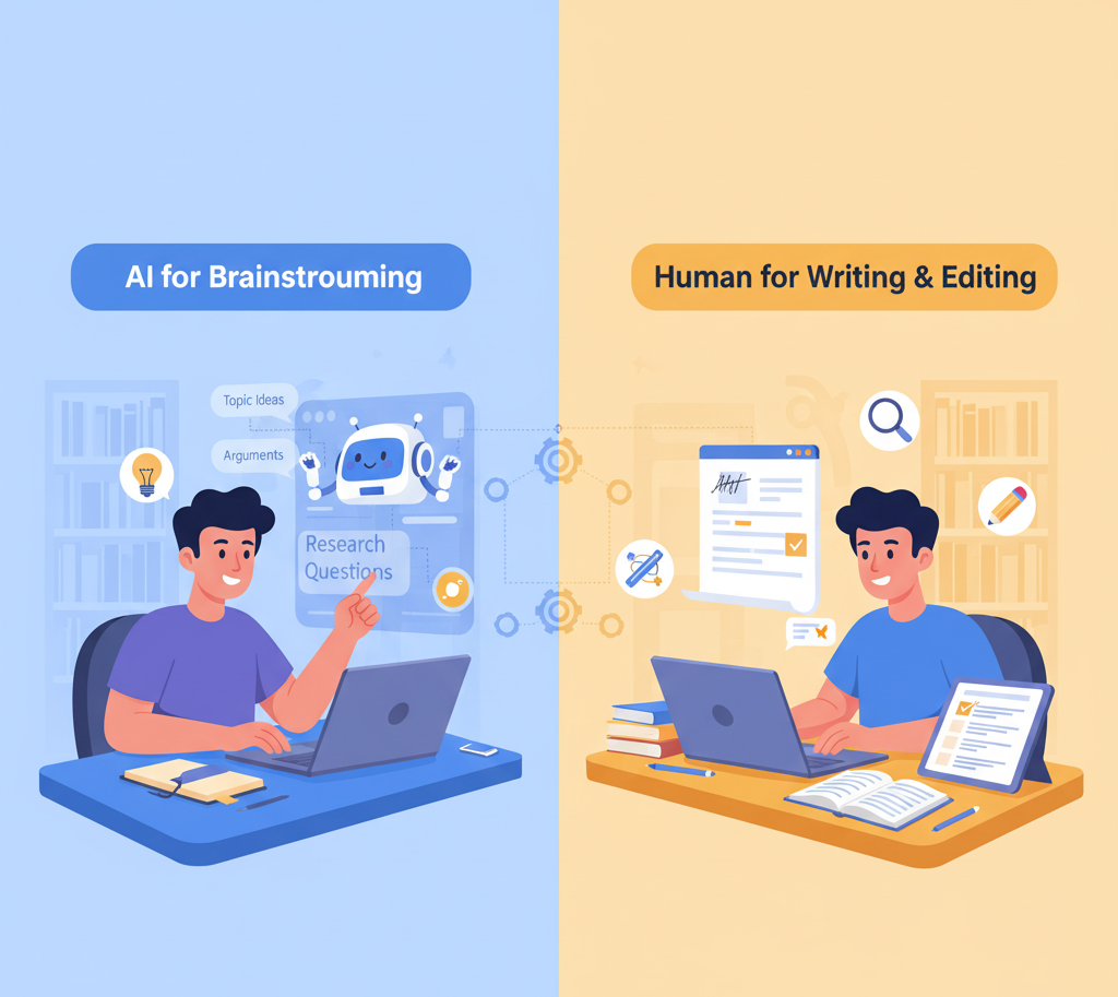 ethical AI writing academic