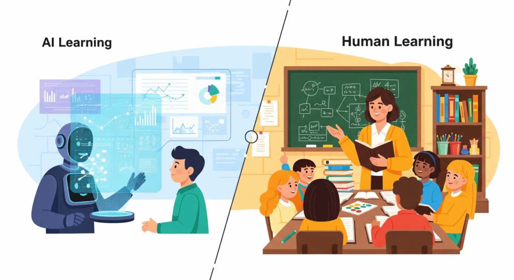 AI vs Human Learning